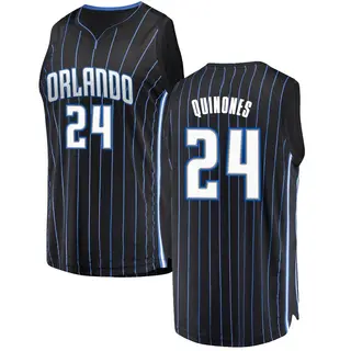 Youth Lester Quinones Orlando Magic Black Jersey - Statement Edition - Fast Break