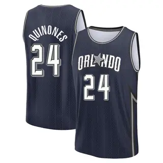 Youth Lester Quinones Orlando Magic Navy 2023/24 City Edition Jersey - Fast Break