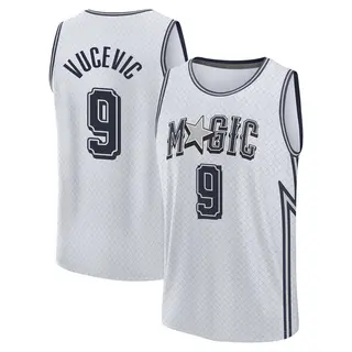 Youth Nikola Vucevic Orlando Magic Silver 2024/25 City Edition Jersey - Fast Break