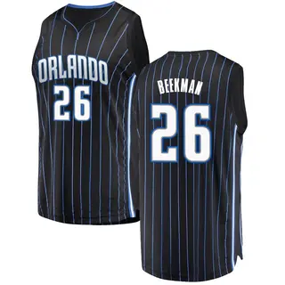 Youth Reece Beekman Orlando Magic Black Jersey - Statement Edition - Fast Break