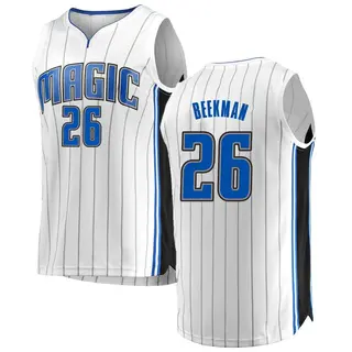 Youth Reece Beekman Orlando Magic White Jersey - Association Edition - Fast Break
