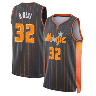 Youth Shaquille O'Neal Orlando Magic Anthracite 2021/22 City Edition Jersey - Swingman